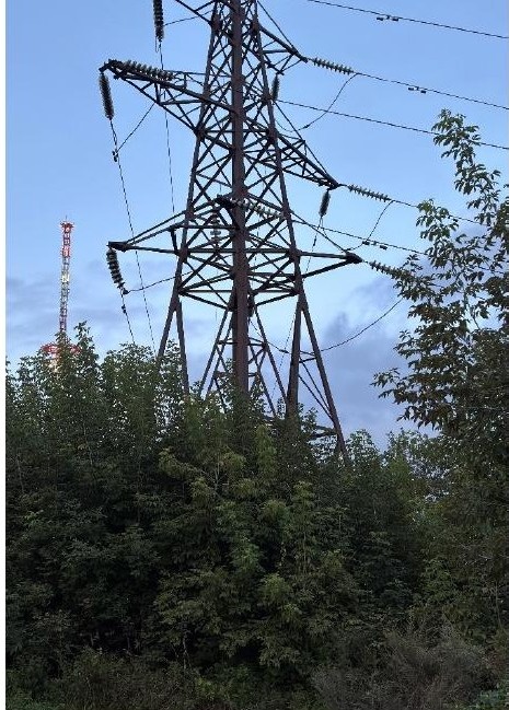 Металлическая анкерная опора КВЛ 110 кВ, г. Пермь